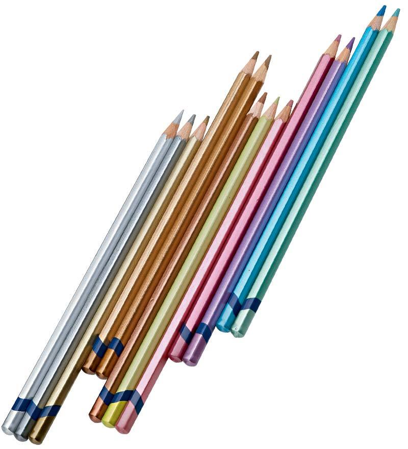 sparkle colored pencils