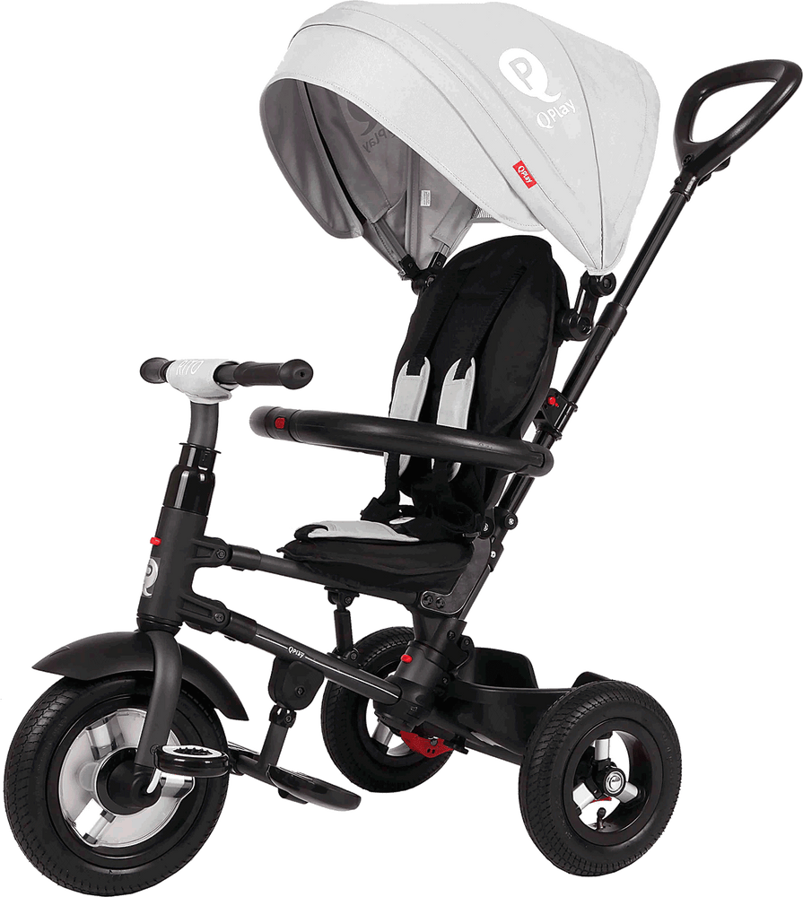 play rito folding trike grey