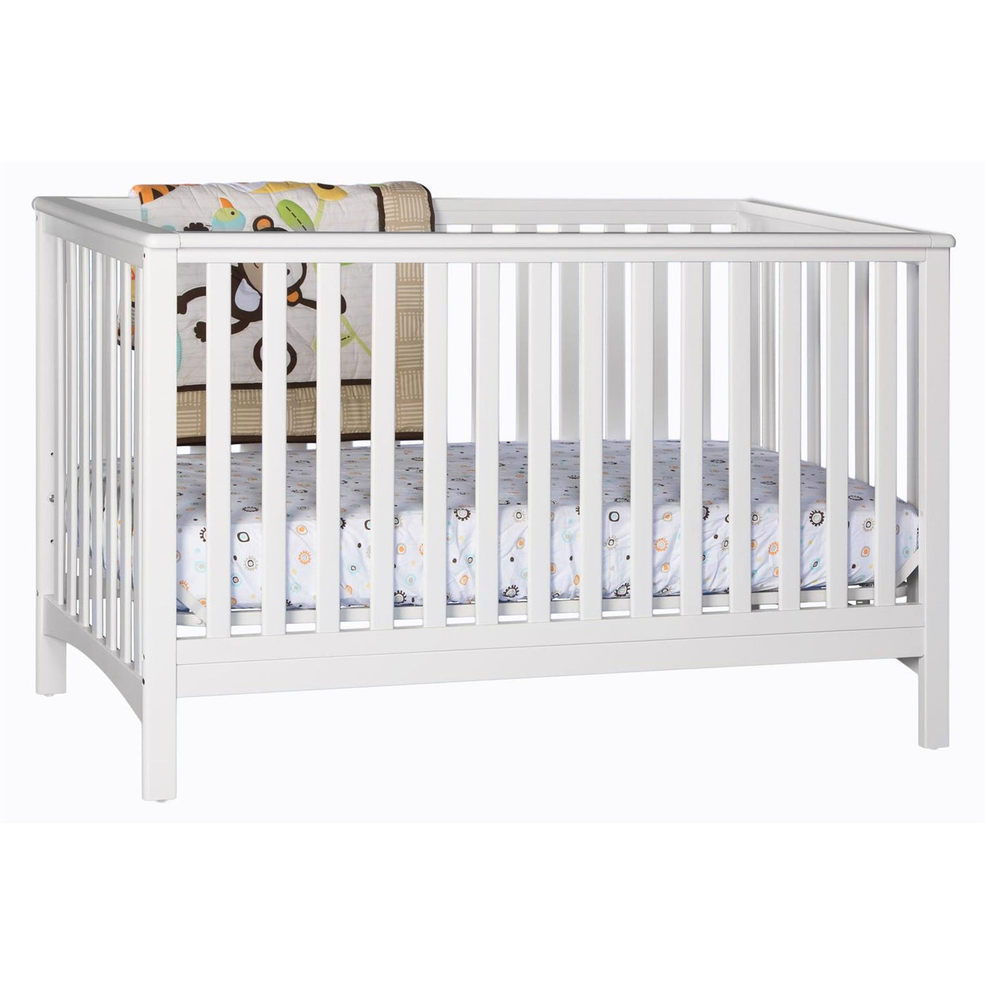 storkcraft hillcrest fixed side convertible crib