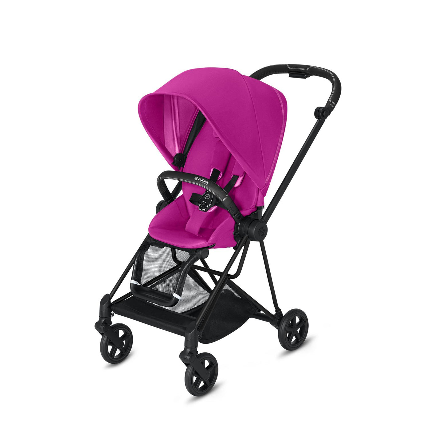 pink and black travel system