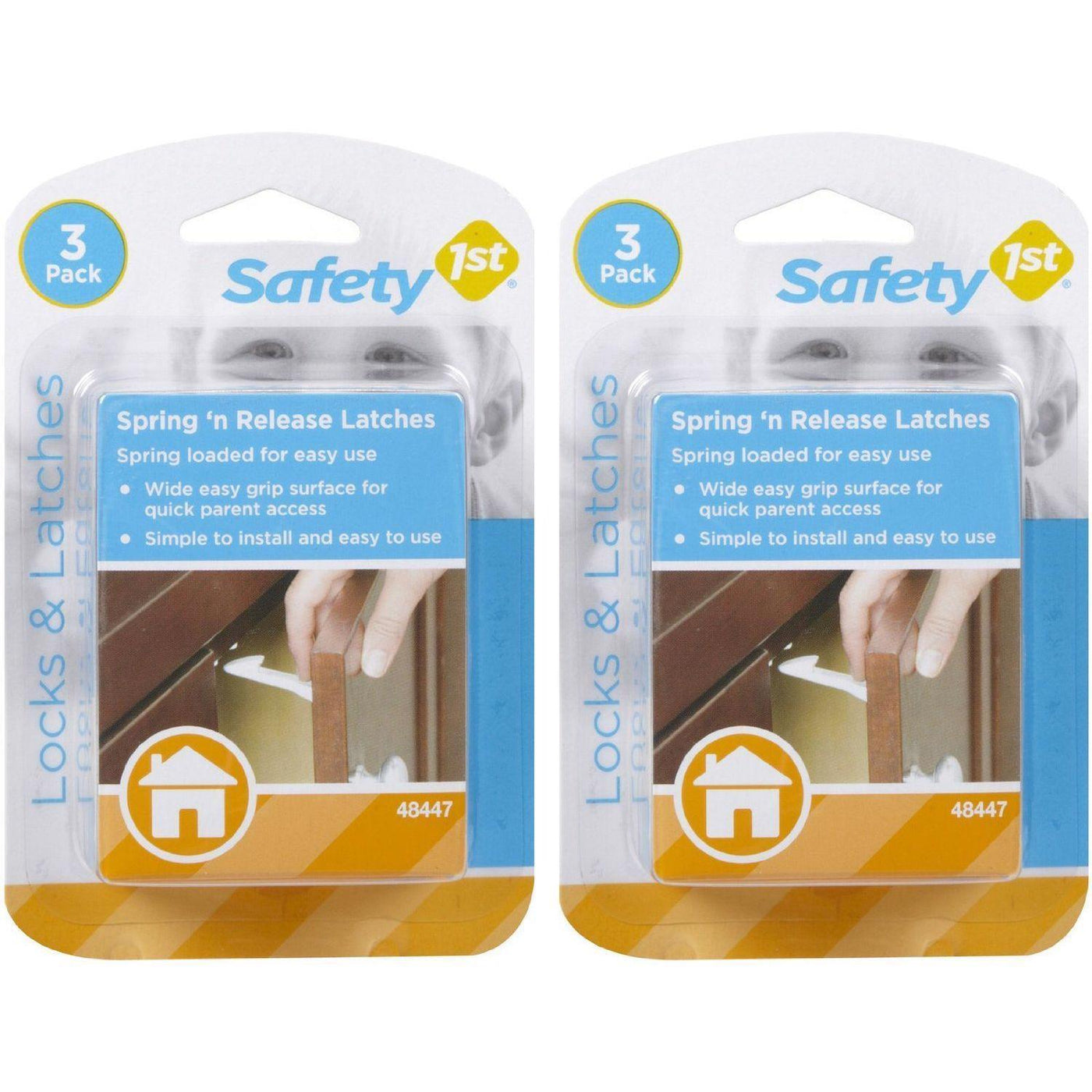 Safety 1st Spring Loaded Cabinet Drawer Latch Baby Earth