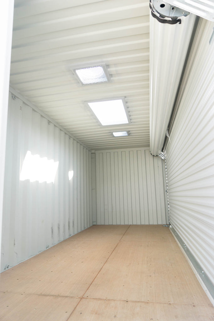Skylights shipping storage containers modifications