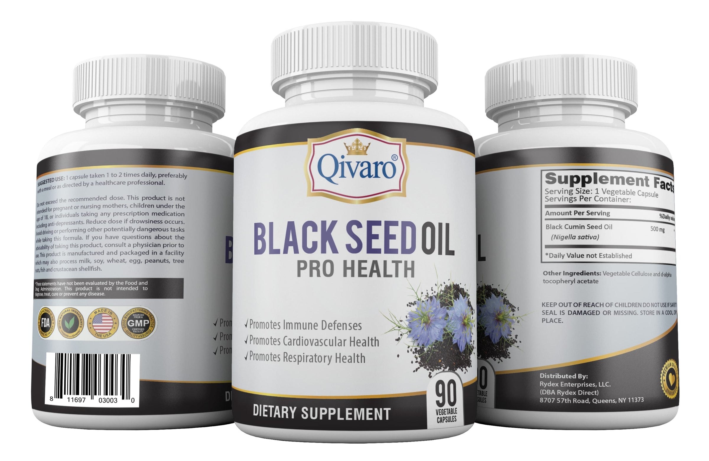 Qih01 黑籽油 Black Seed Oil Pro Health By Qivaro Qivaro Asia