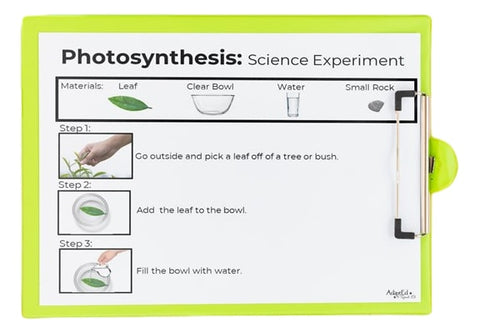 Photosynthesis Science Experiment AdaptEd 4 Special Ed 