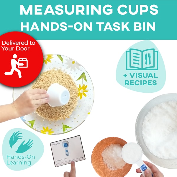 Task Bin 5: Measuring Cups and Visual Recipes (Ships to You