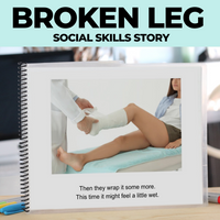 Thumbnail for Social Narrative: Broken Leg: Editable (Printable PDF ) Uncategorized - AdaptEd4SpecialEd