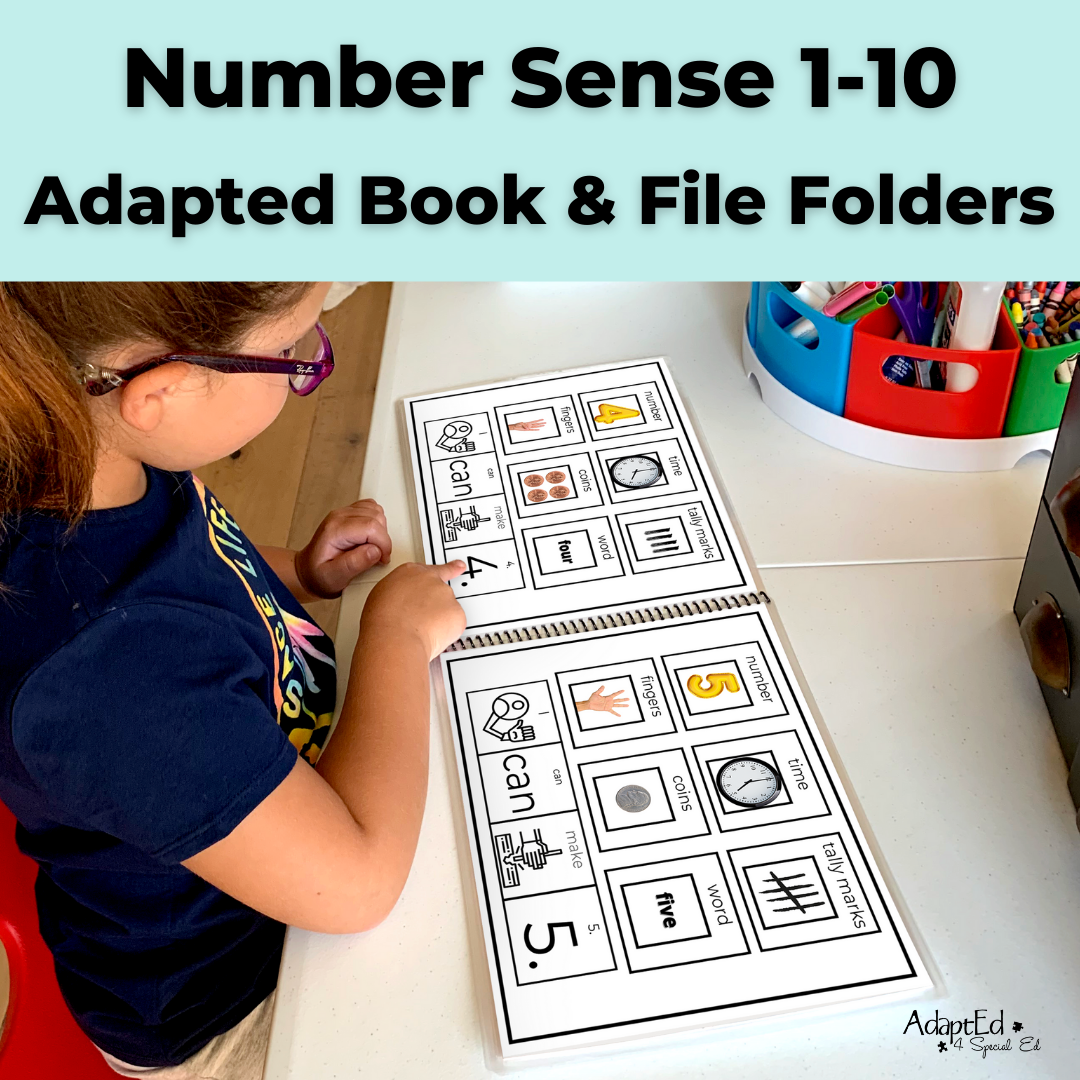 1-10　and　Int　Inc.　Posters　(Digital　–　Books,　Adapted　Sense　Number　Folders　Special　File　AdaptEd　Ed,