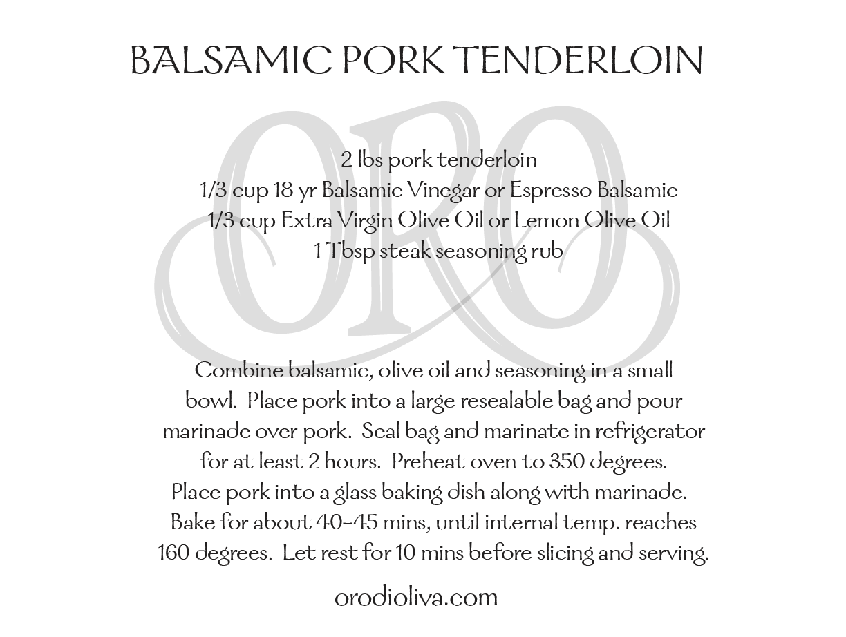 Balsamic Pork Tenderloin