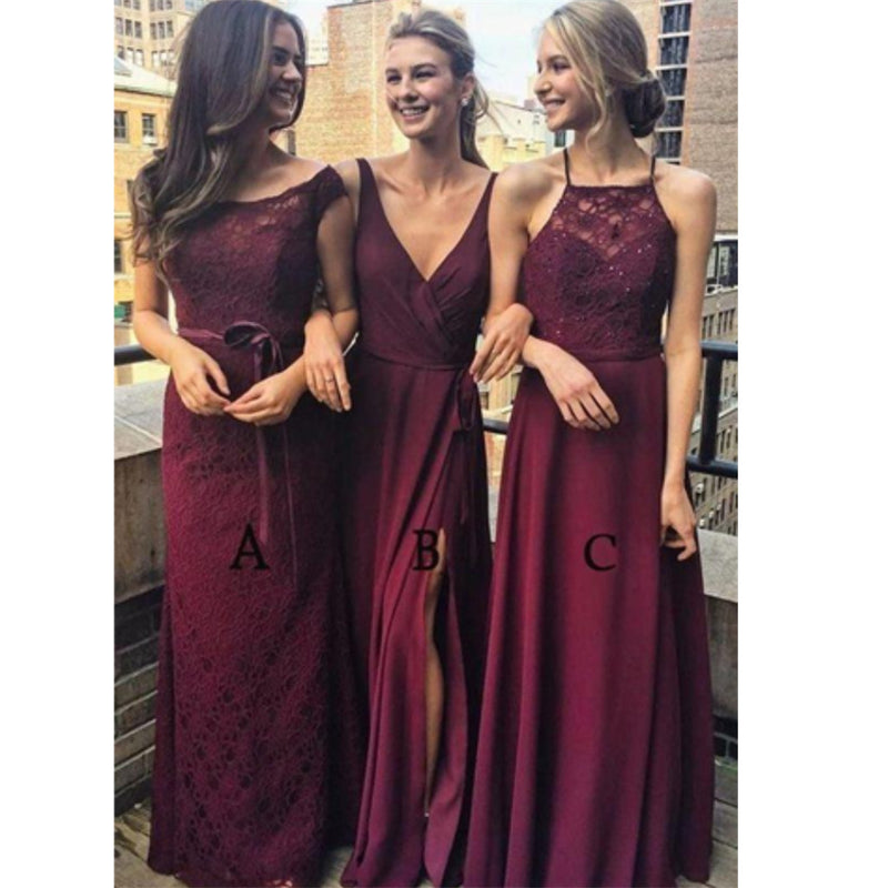 cheap red bridesmaid dresses