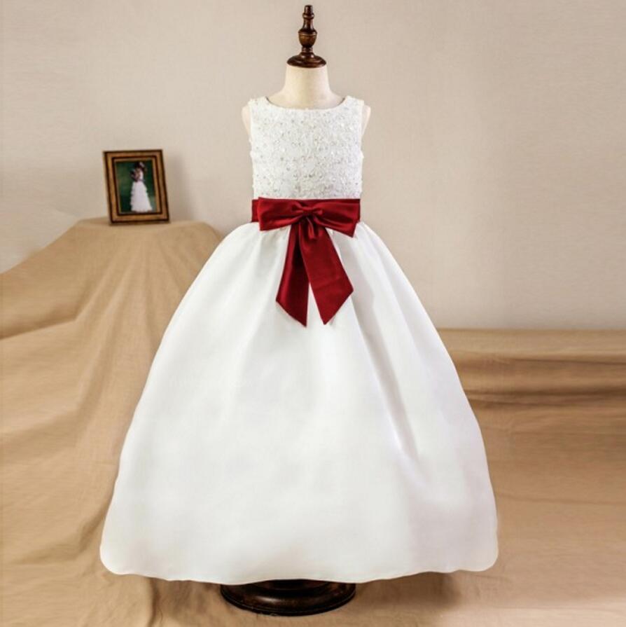 burgundy flower girl dresses amazon