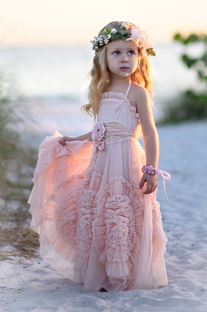 Flower Girl Dress For Beach Wedding