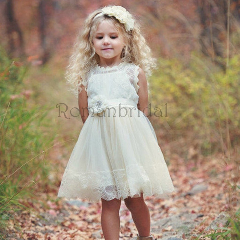 rustic flower girl