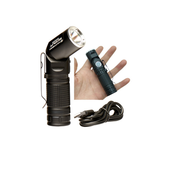 flashlight with swivel head