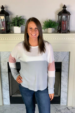 Tara Color Block Top