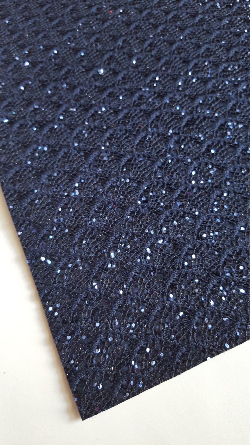 blue lace material