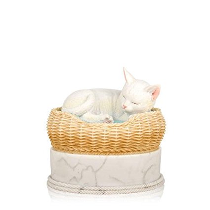 20 Top Photos Cat Shaped Cremation Urns - Precious Sleeping Kitty Cat Urn