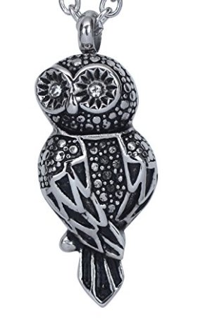 Owl Cremation Jewelry