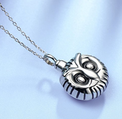 Owl Cremation Jewelry