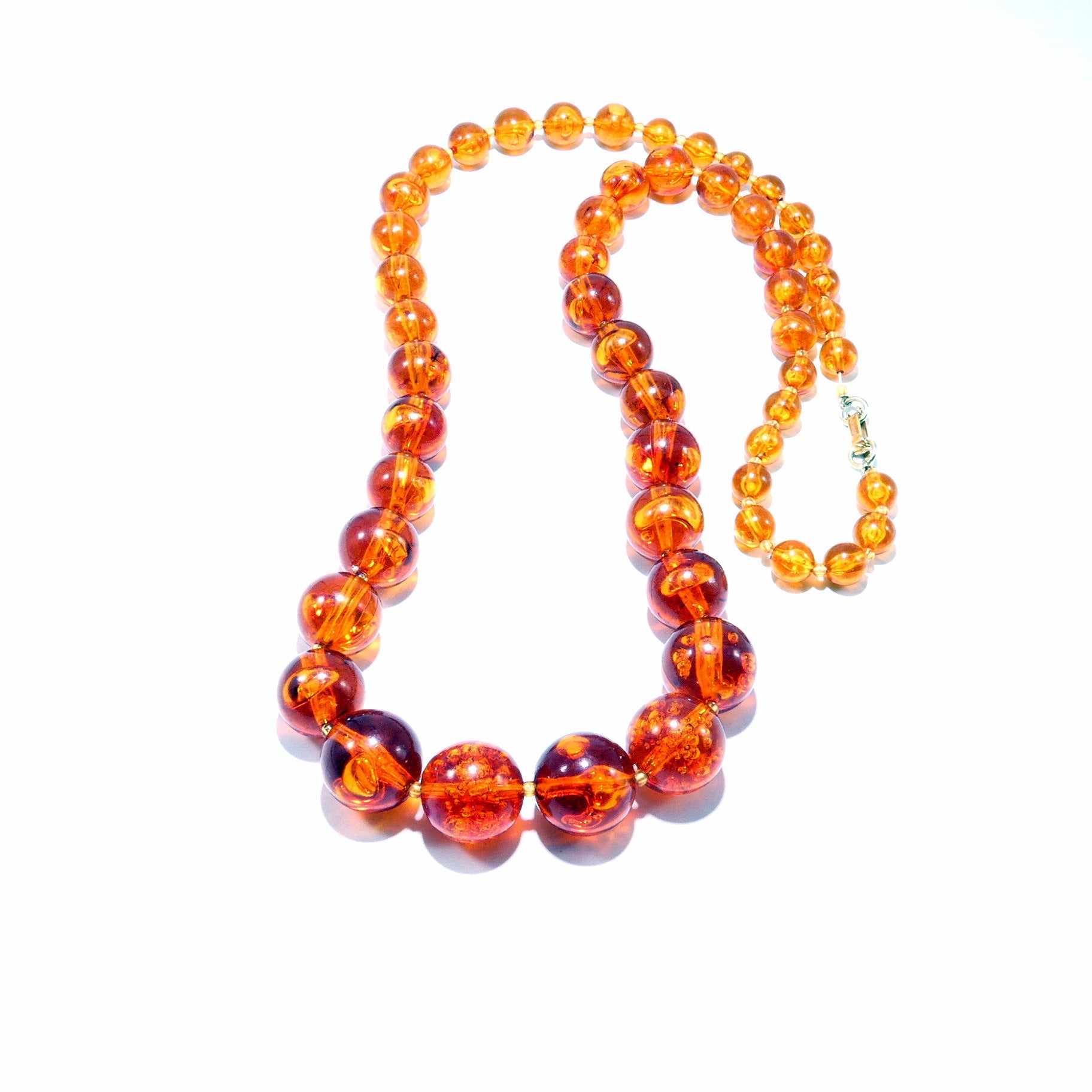 amber bead necklace