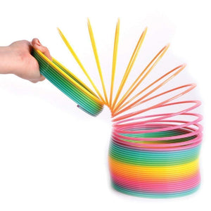 JUMBO Rainbow Coil Spring Slinky - For Boys, Girls, Parties, Gifts, & Birthdays - By Kidsco