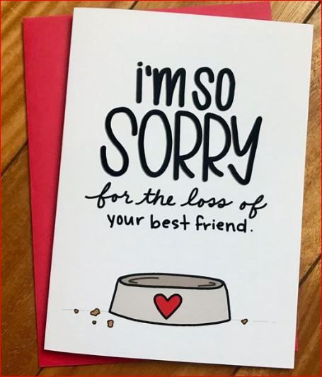 sympathy cards for a friend