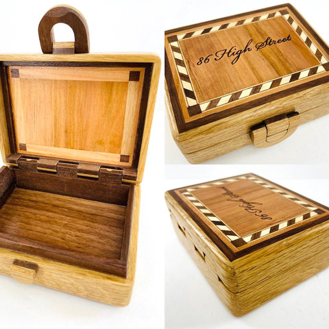 Heirloom wooden Recipe box (Base price shown) – TreeToBox