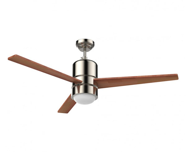 48 In Ceiling Fan 3 Blade With Small Frosted Glass Dome