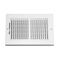 10 Inch X 6 Inch Wall And Ceiling Register Two Way Steel