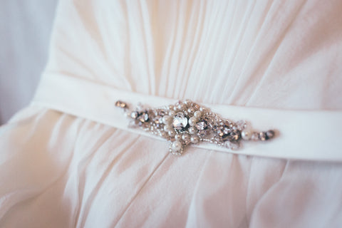 beaded wedding sash