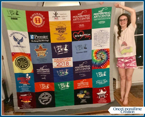 Graduation Memory Blanket_Haverford_theater_summer stage_Once Upon a Time Creation