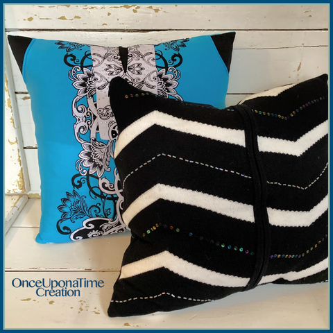 Keepsake pillows made from clothing by Once Upon a Time Creation