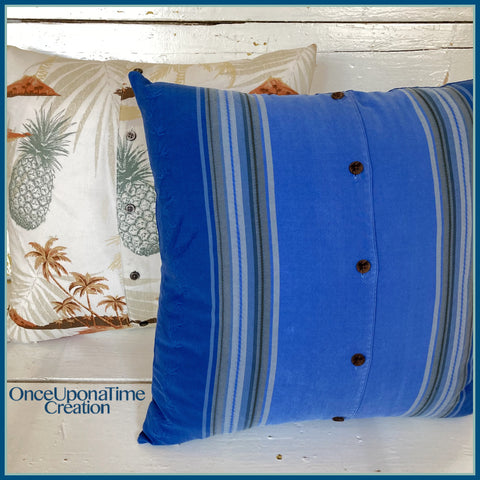 Keepsake Pillow made from shirts by Once Upon a Time Creation