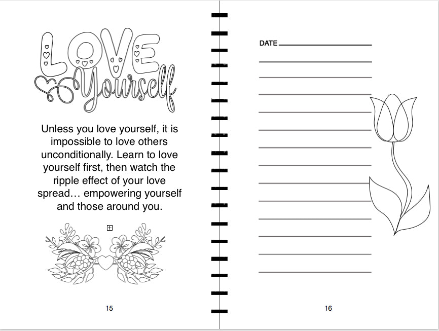 Download Empower Yourself Now Journal Coloring Book Open Heart Enterprises