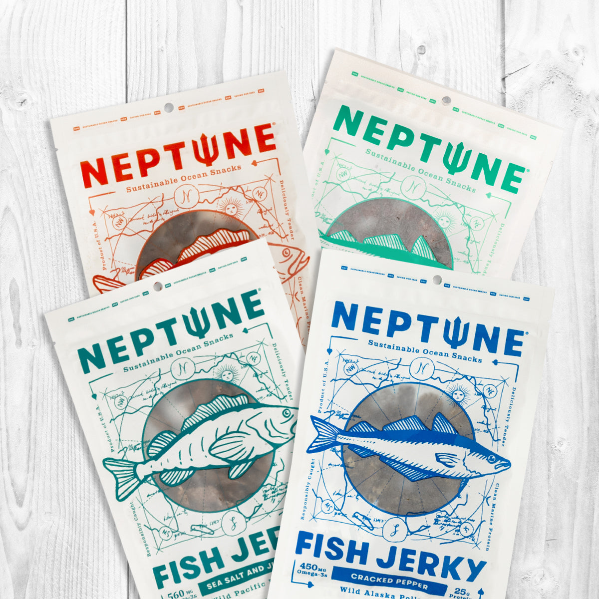 The Fish Jerky Variety Pack