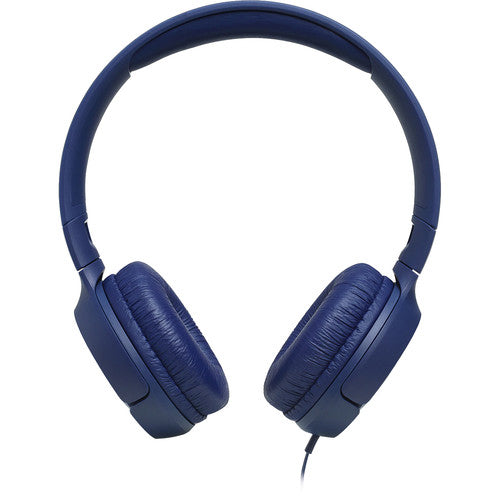 JBL TUNE 500 Wired On-Ear Headphones (Blue) Rock and DJ Equipment Records