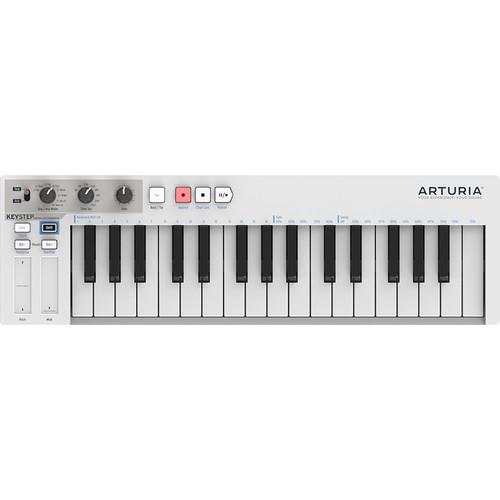 Arturia - Keystep Pro - All-in-One Performance MIDI Controller, Sequencer  and Arpeggiator - 4 Polyphonic Sequencer Tracks, 24-Part Drum Sequencer