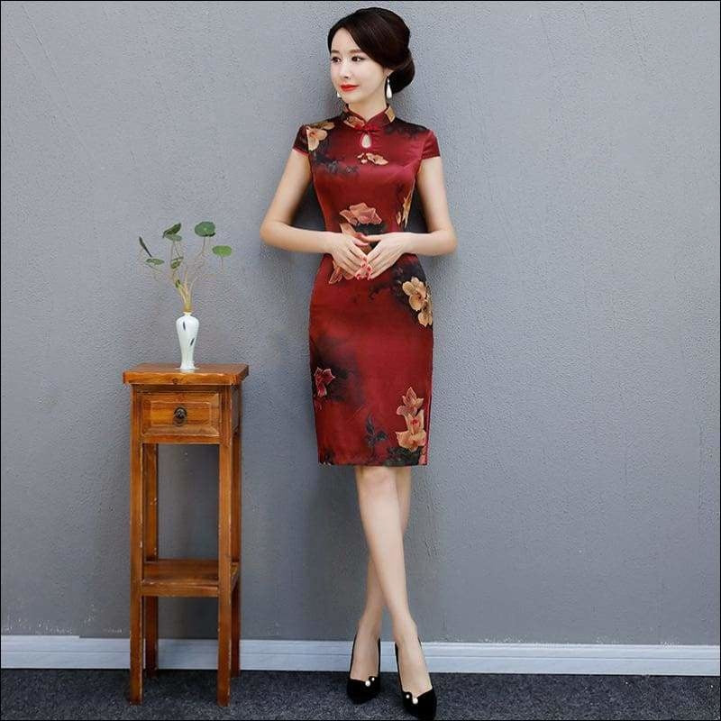 silk cheongsam