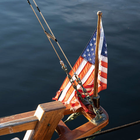 small boat flag
