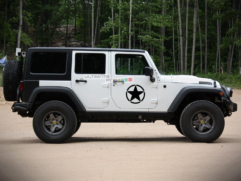 jk wrangler star stickers for Wrangler JK,JL 2007-Present