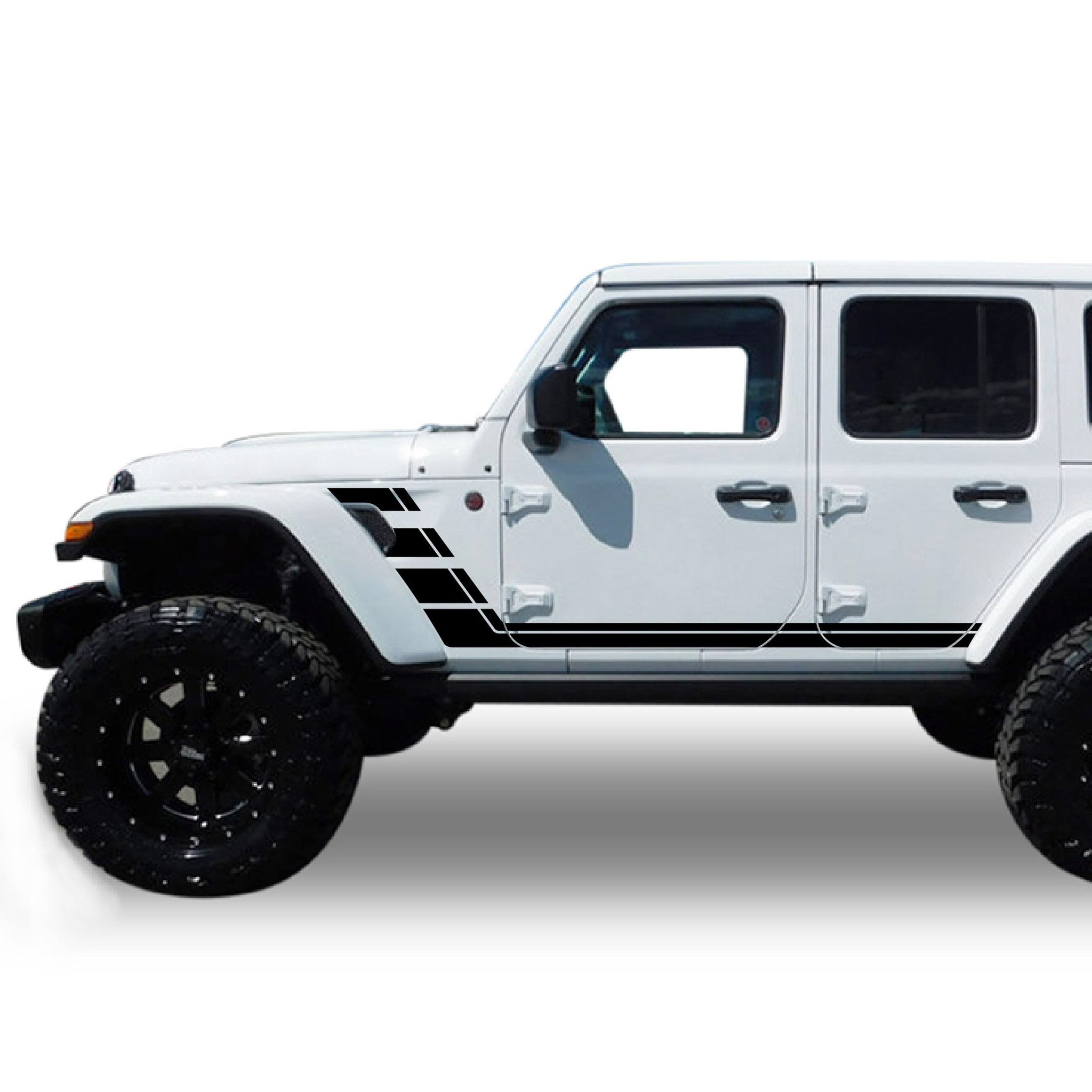 jl wrangler decals sticker side door stripes 2018 - Present