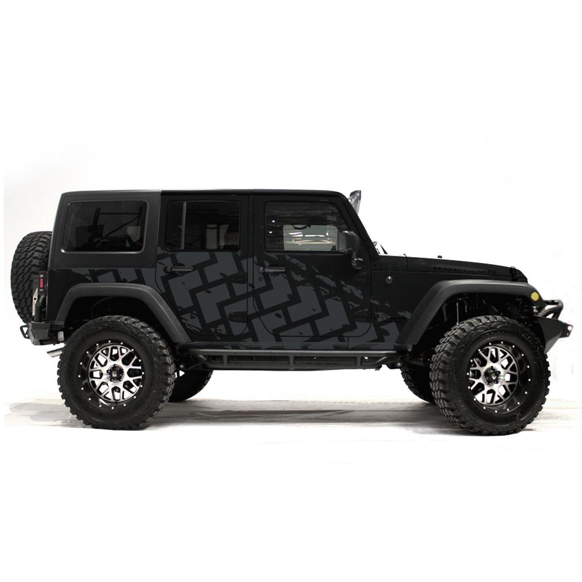 jl jk wrangler decals stamp tire side sticker 2018 - Present