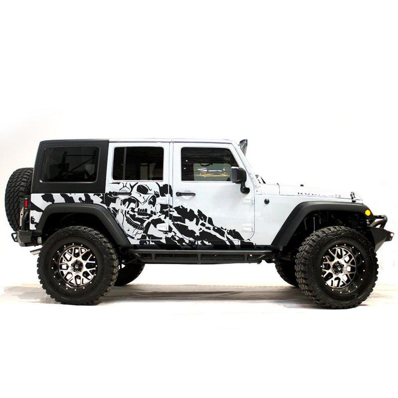 jl jk wrangler decals nightmare side sticker 2018 - Present