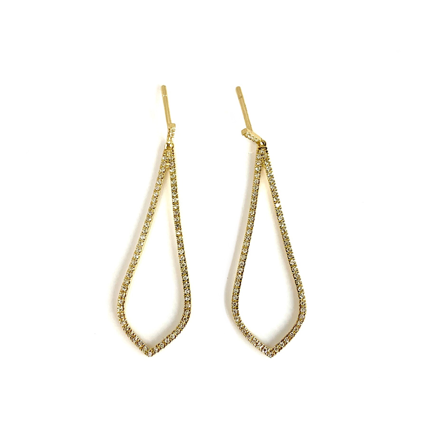 Diamond Teardrop Earrings