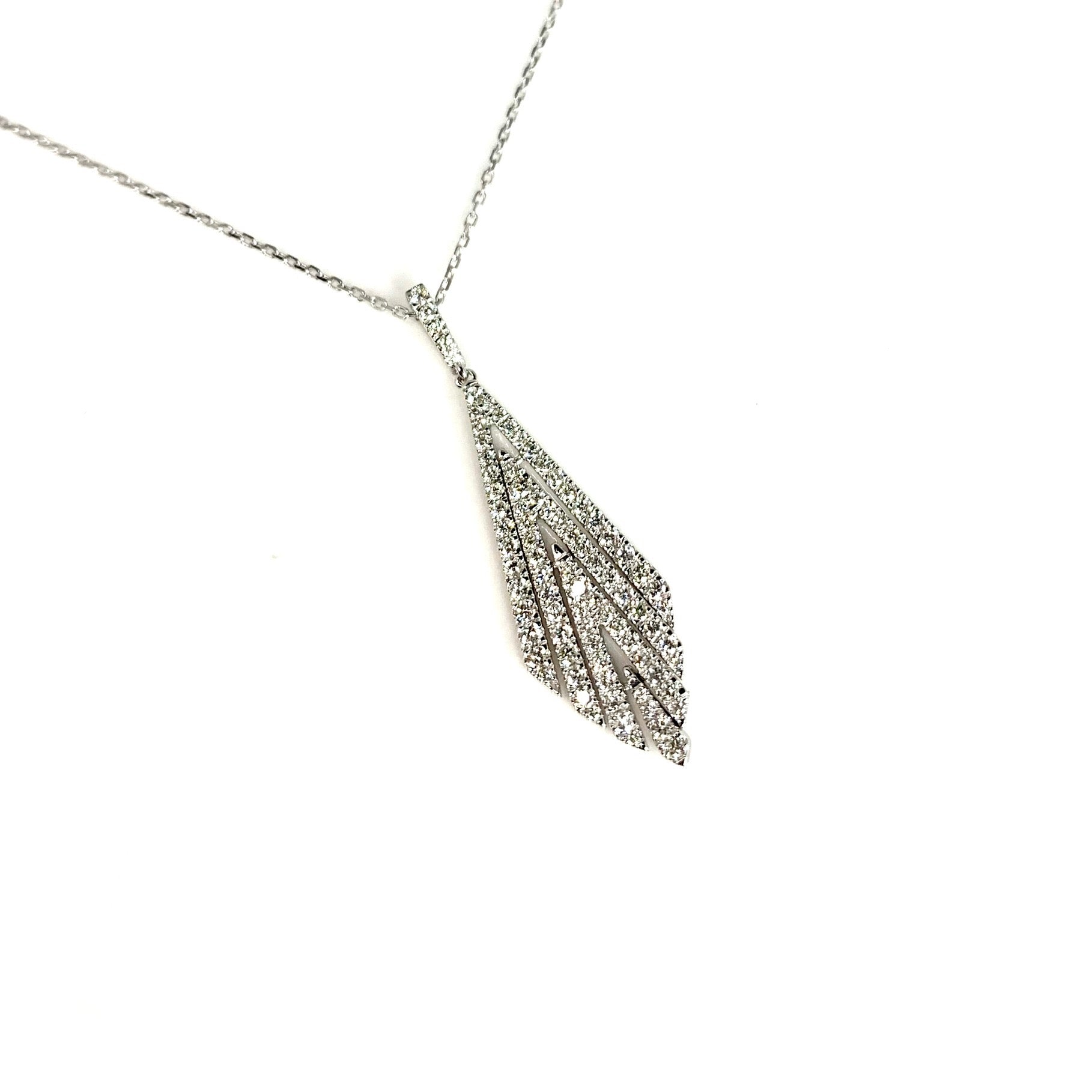 Arrow Style Necklace 0.50ctw