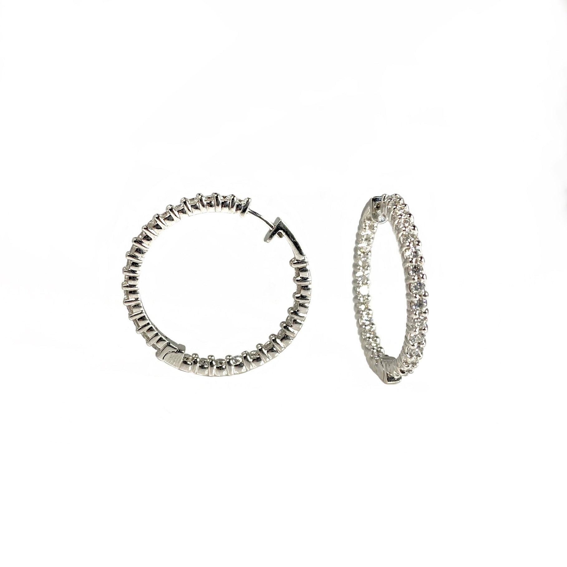 Diamond Hoops 2.70ctw