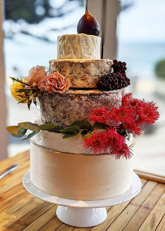 Cheese Tower Wedding Cake