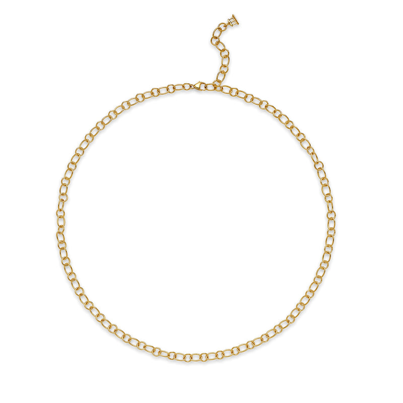 【着後レビューで 送料無料】 クレア セント テンプル レディース GOLD YELLOW Necklace Chain Oval Small