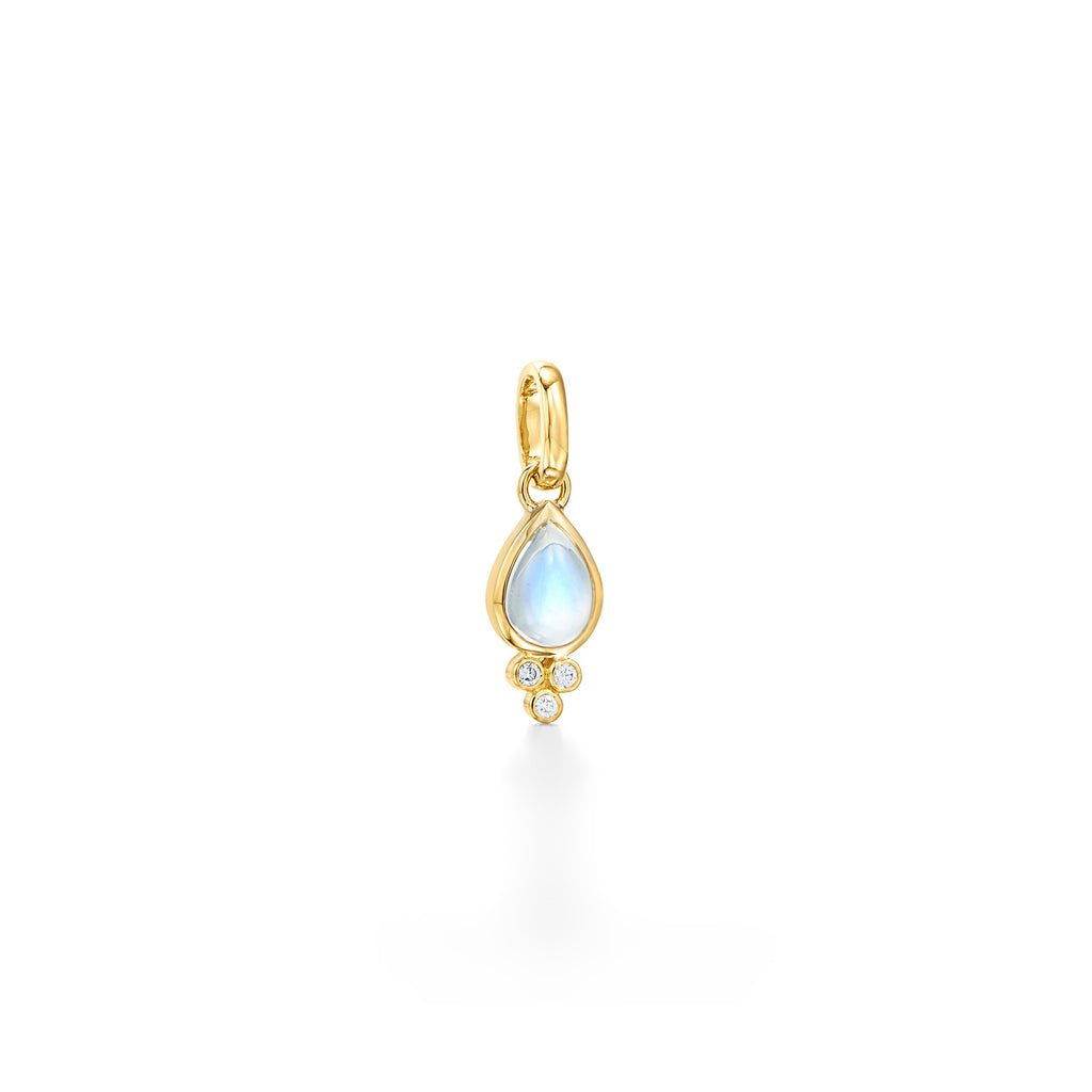 18K Piccolo Pear Drop Pendant – Temple St. Clair