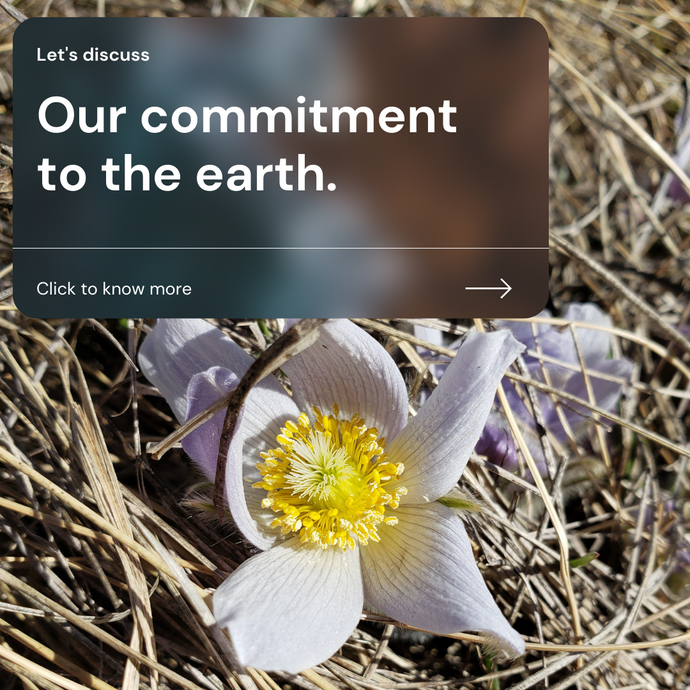 Let's tell you about our commitment to the earth!