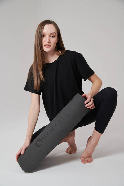 The Bradery - Cotton T Shirt - Black - Women